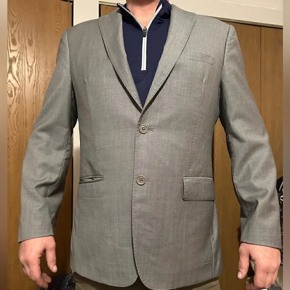 John Varvatos suit coat size large